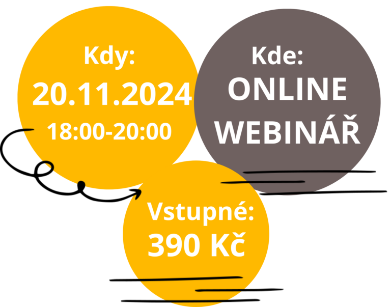 Informace o termínu, místě a ceně webináře "Jak řešit konflikty se 'zlobivým' žákem." Termín 20. listopadu 2024, online webinář, cena 390 Kč.